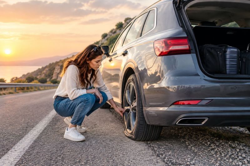 Pukla vam je guma na iznajmljenom automobilu? Evo šta treba da uradite